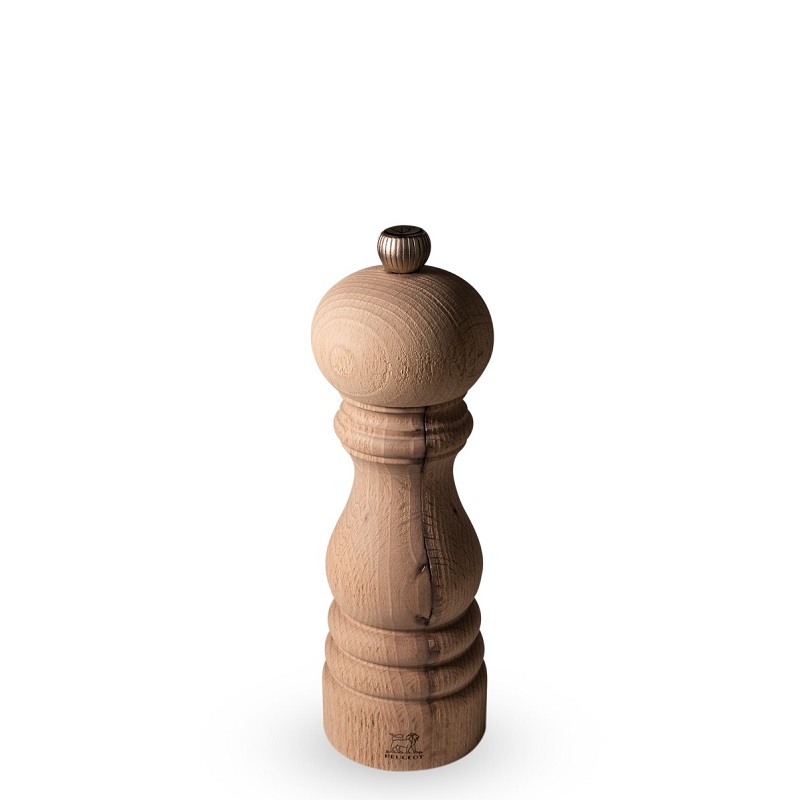 Moulin a poivre en bois paris nature 18 cm - peugeot saveurs