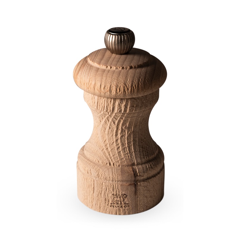 Moulin a poivre en bois bistro nature 10 cm - peugeot saveurs