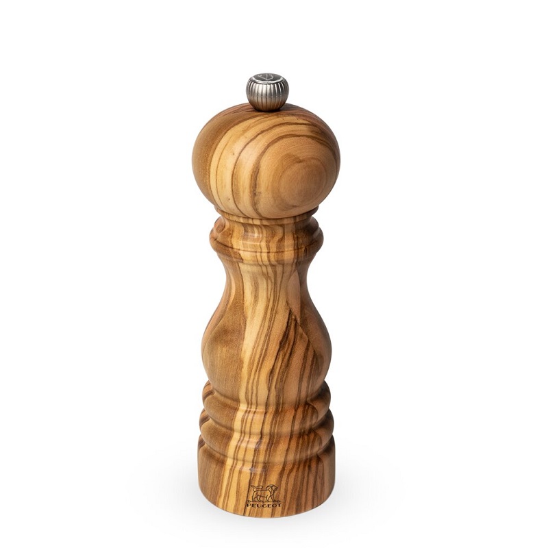 Moulin a sel en bois paris olivier 18 cm - peugeot saveurs