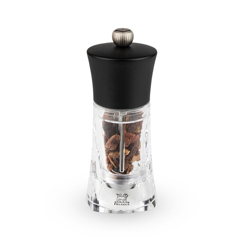 Moulin a piment oleron bois noir 14 cm - peugeot saveurs