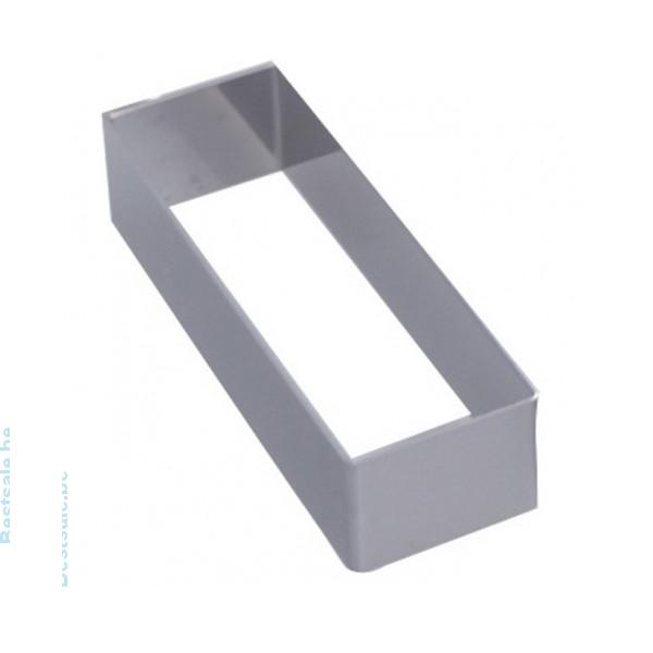 Cercle a patisserie rectangulaire en inox 12 x 4 cm - de buyer