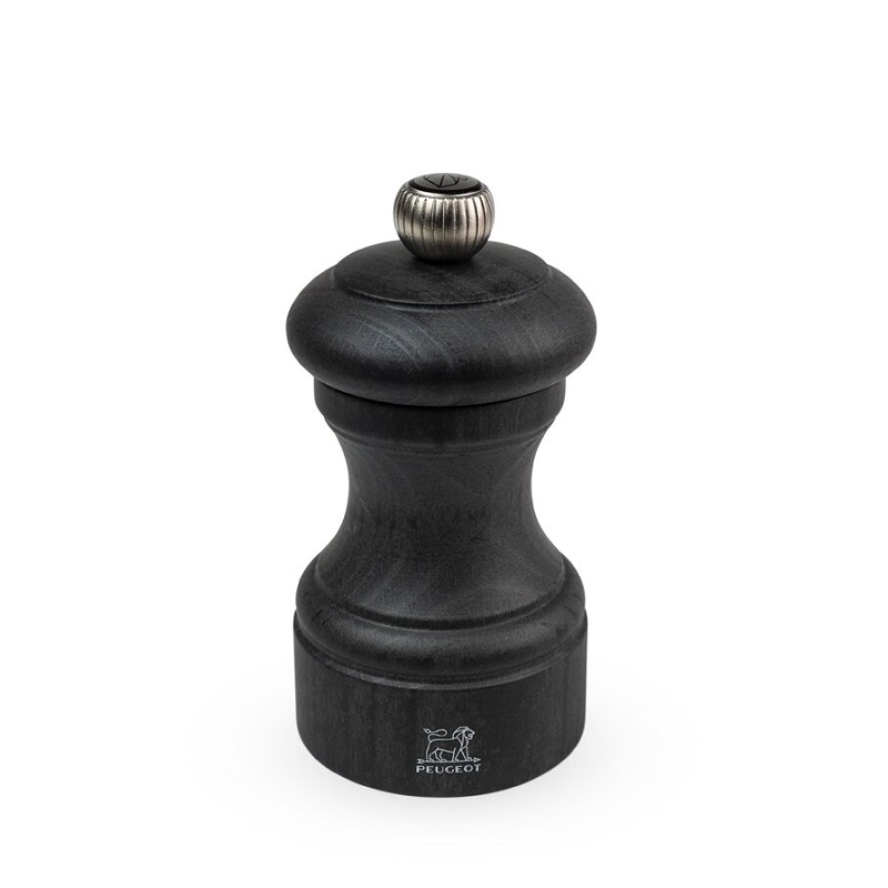 Moulin a poivre en bois bistro gris graphite 10 cm - peugeot saveurs
