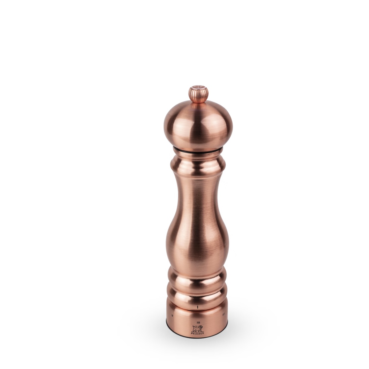 Paris chef cuivré moulin à sel manuel en inox, u'select, 22 cm - peugeot saveurs