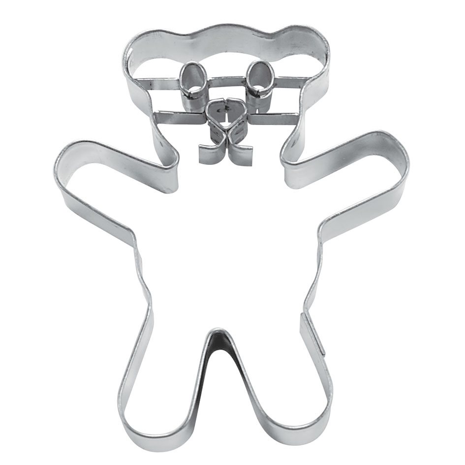 Emporte piece en forme d ourson 7 cm inox - stadter