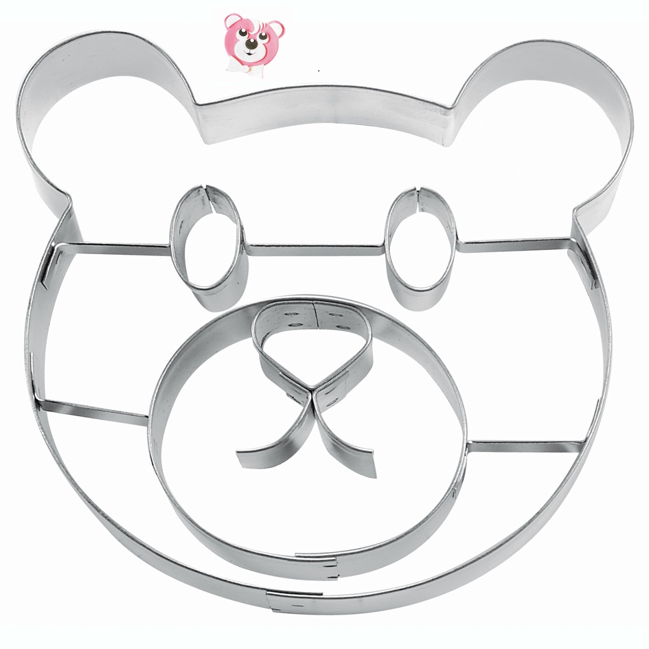 Emporte piece en forme d ours 10 cm inox - stadter