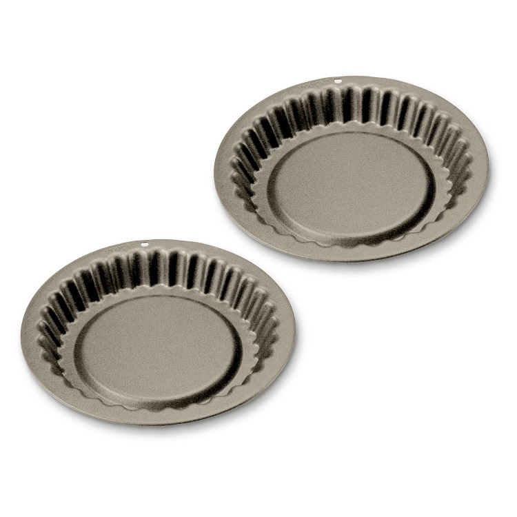 Lot de 2 moules a tartelette pour fruits frais 12 cm - stadter