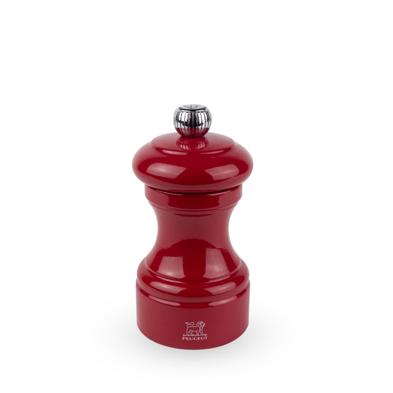Moulin a poivre en bois rouge passion 10 cm - peugeot saveurs