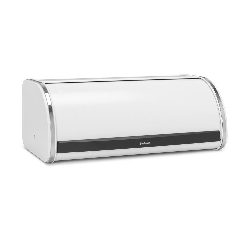 Boite a pain large blanc en inox - brabantia 