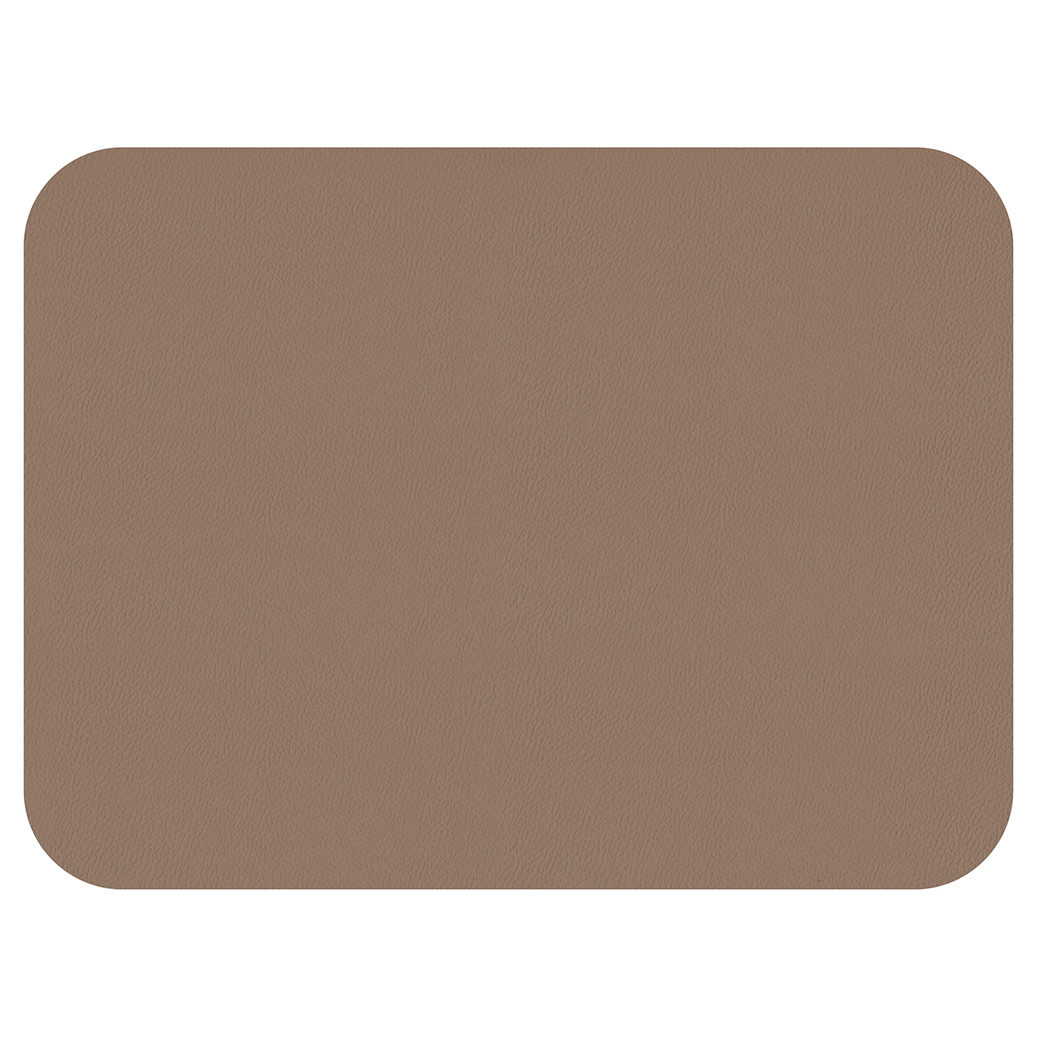 Lot de 2 sets de table rectangulaires en simili cuir réversible taupe et sable - freeform