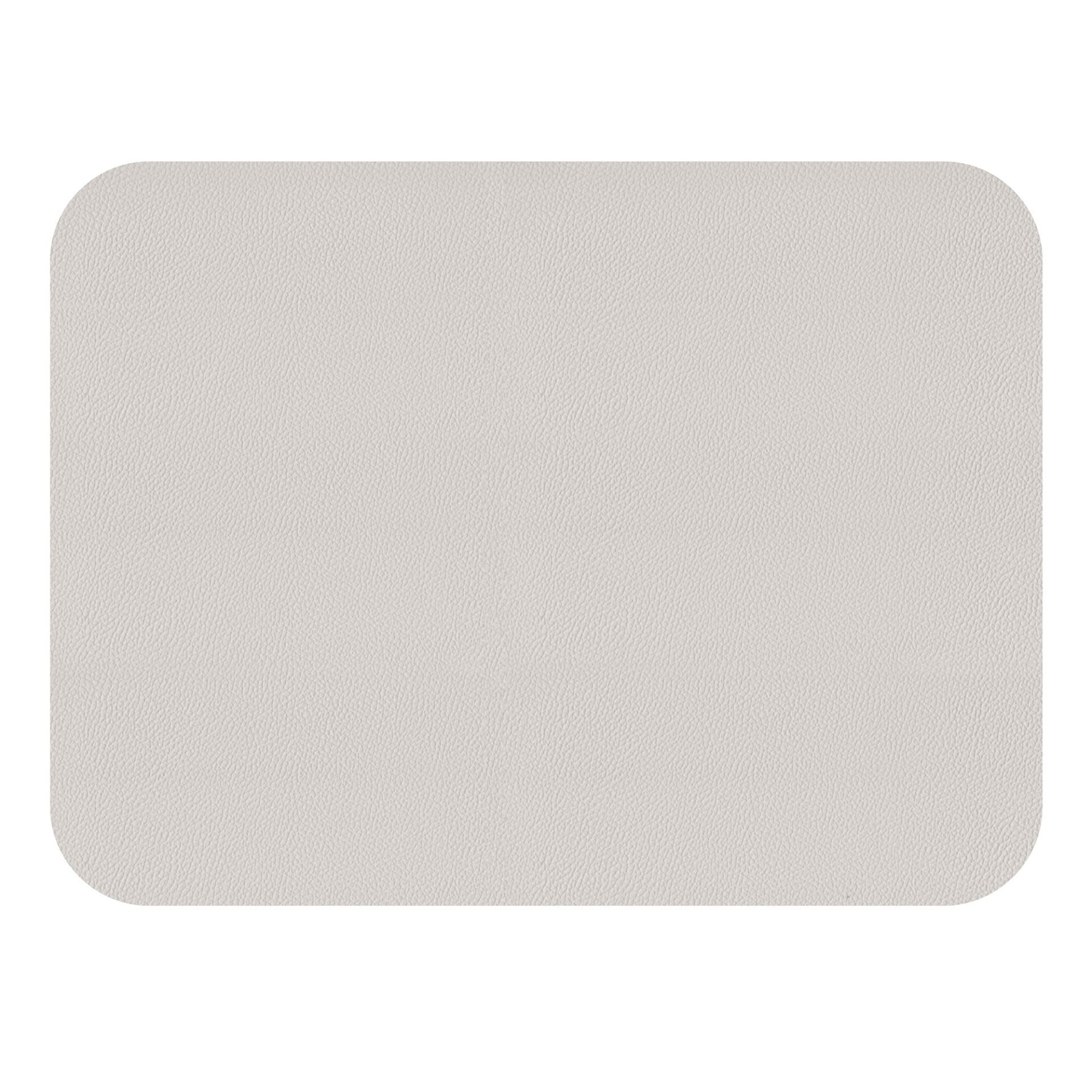 Lot de 2 sets de table rectangulaires en simili cuir réversible chocolat et blanc - freeform