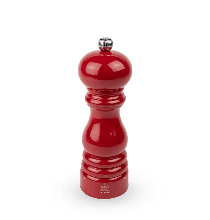 Moulin a poivre paris bois rouge passion 18 cm u'select - peugeot saveurs