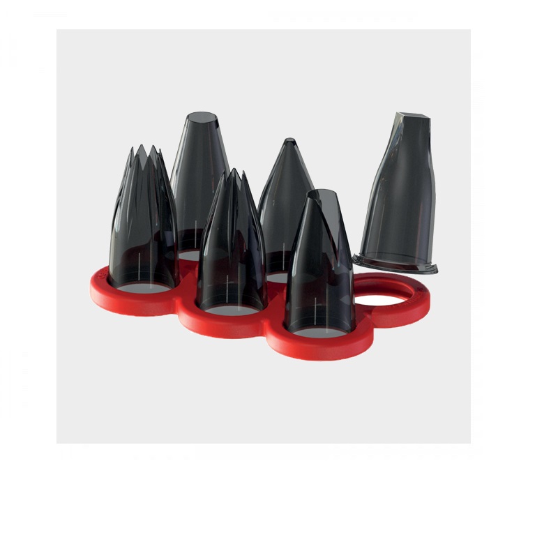 Coffret 12 douilles en tritan sur support ideal pour le tube - de buyer