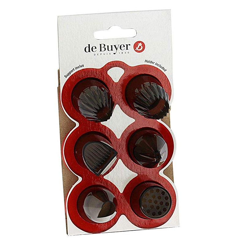 Coffret 6 douilles creatif en polycarbonate ideal pour le tube - de buyer