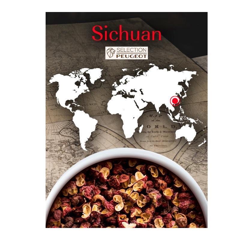 Sichuan - baies rouges 40g - peugeot saveurs