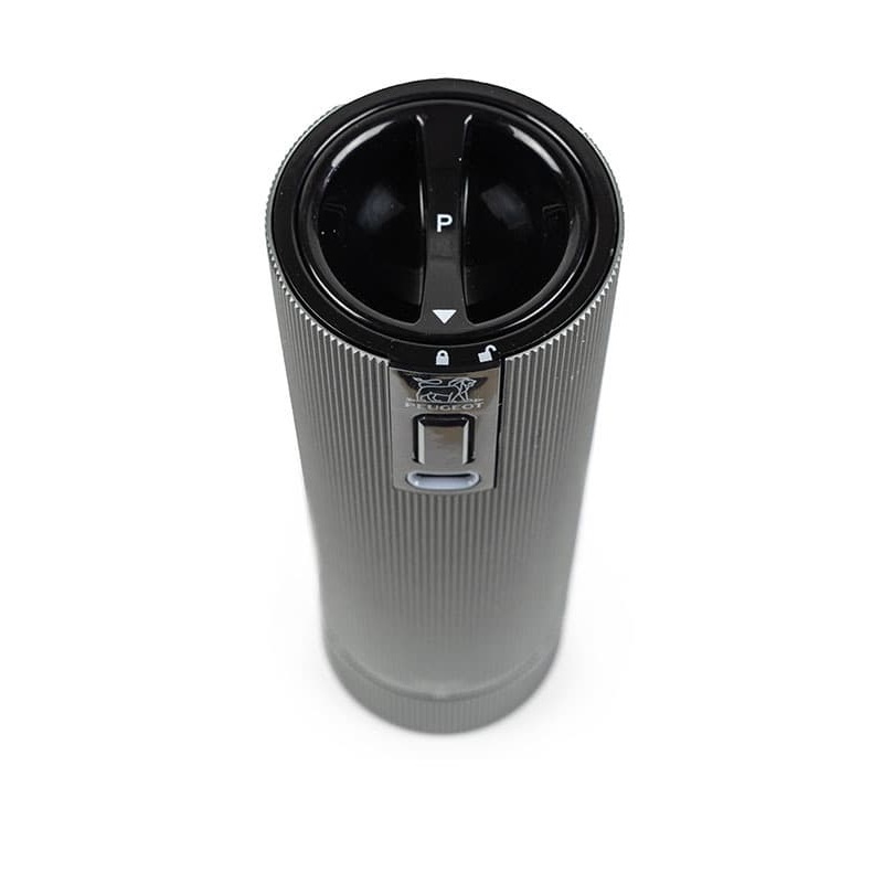 Line moulin à poivre electrique rechargeable u'select, batterie lithium-ion, carbone, 15 cm - peugeot saveurs