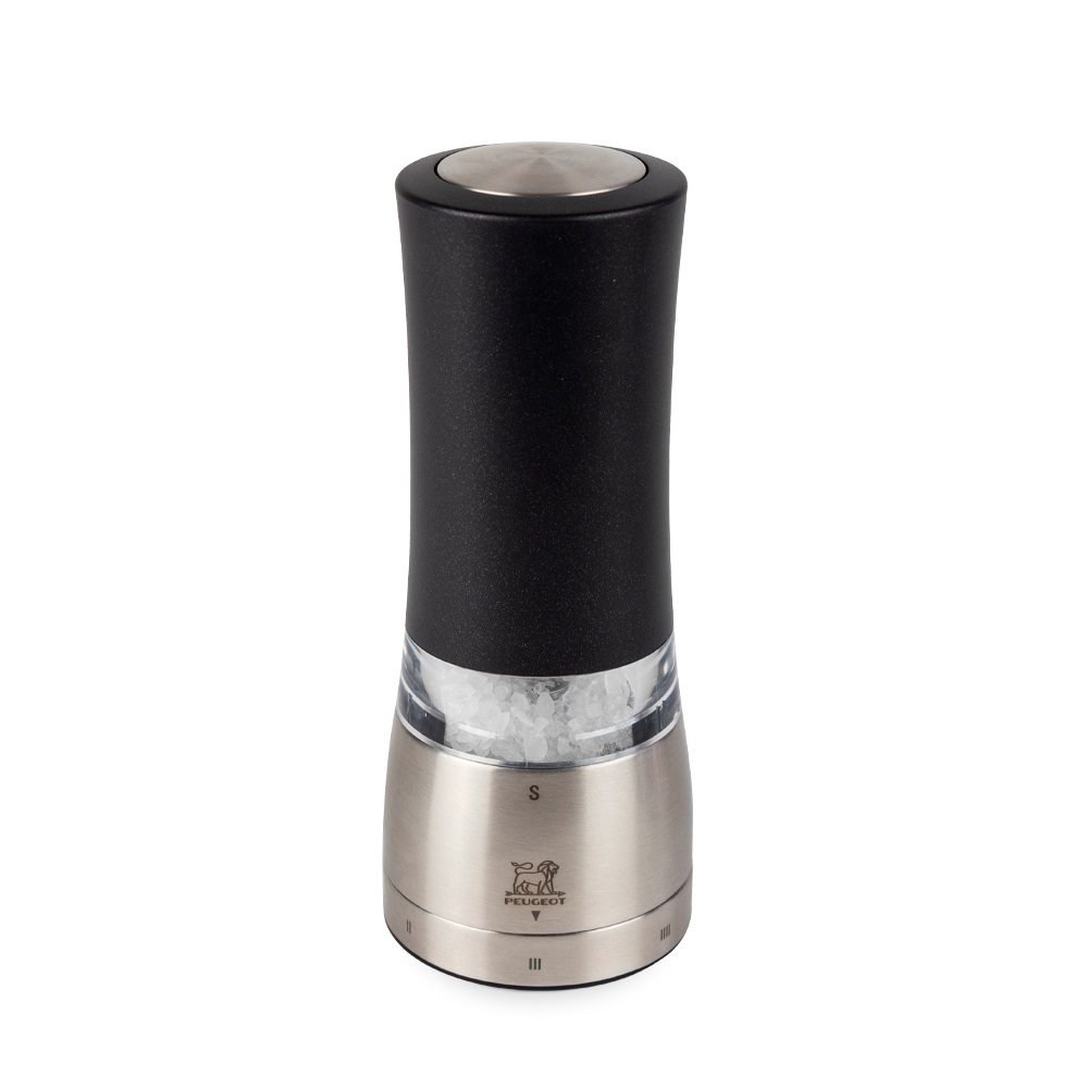 Daman noir irisé moulin à sel electrique u'select 16 cm - peugeot saveurs
