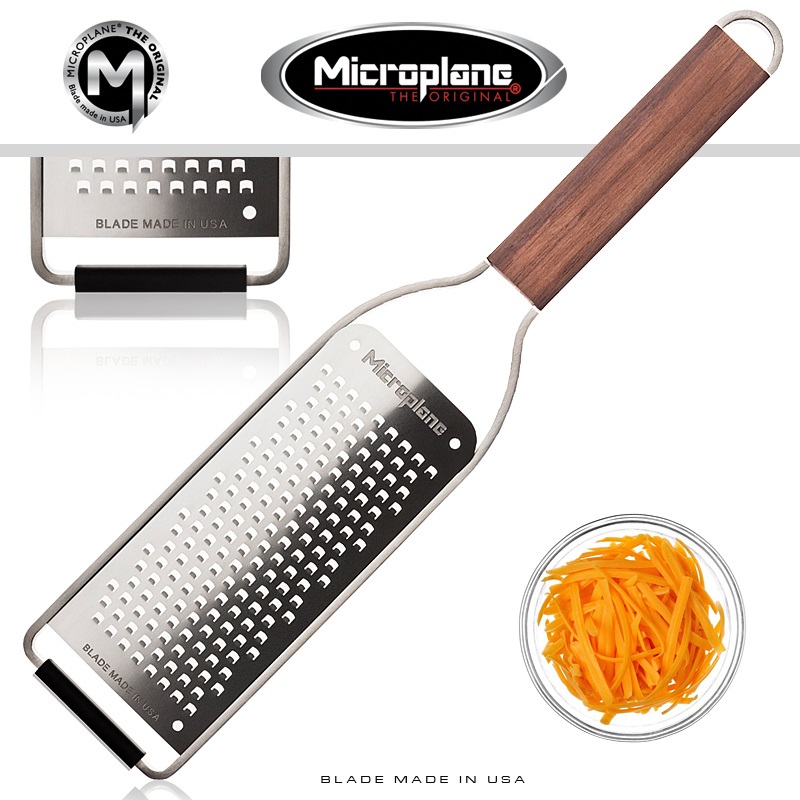 Rape gros grains collection master manche bois - microplane