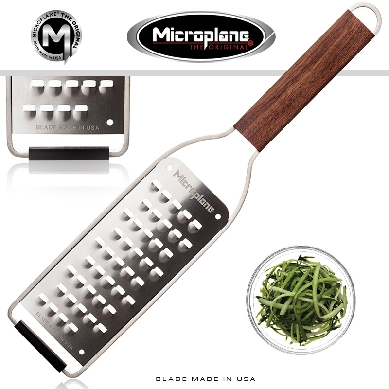 Rape tres gros grains collection master manche bois - microplane