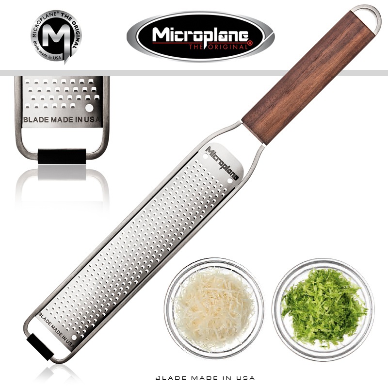 Rape zesteur collection master manche bois - microplane