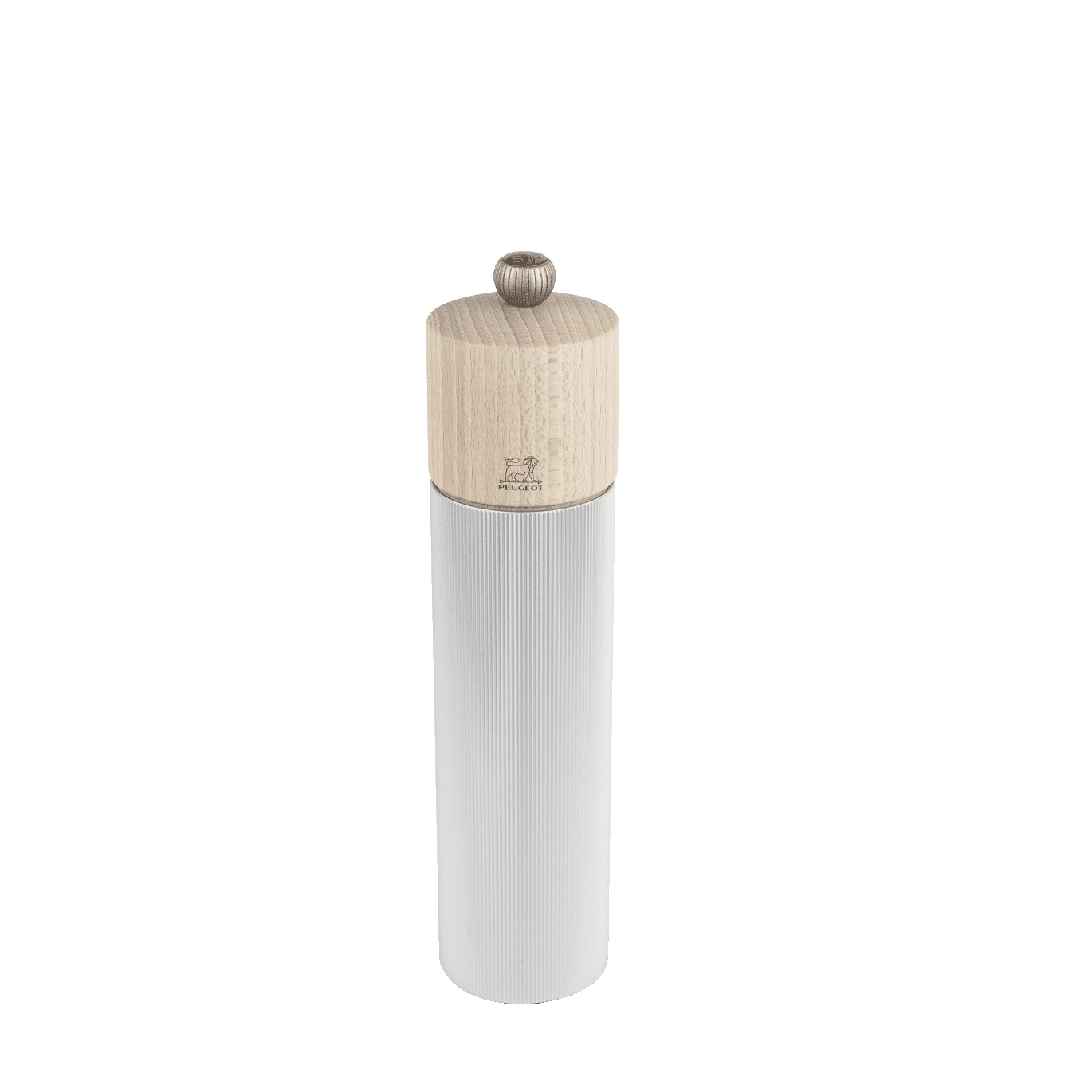 Line aluminium naturel - moulin à sel 22 cm - peugeot saveurs