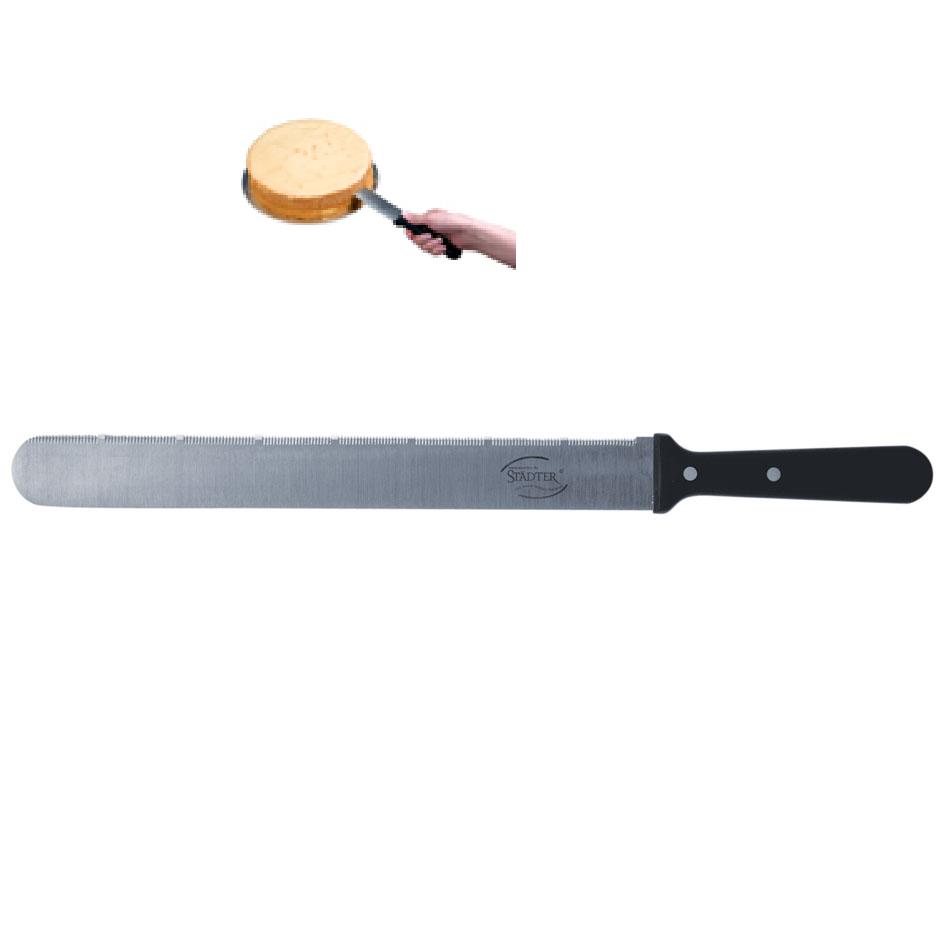 Couteau a gateau genoise 30 cm - stadter