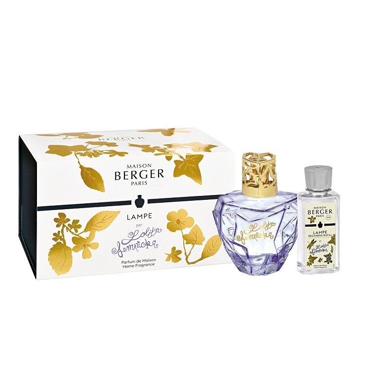 Lampe diffuseur de parfum coffret lolita lempicka parme + 180 ml - maison berger paris