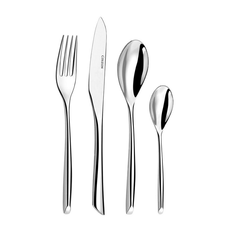 Coffret ecrin 50 couverts de table en inox forge skiss - couzon