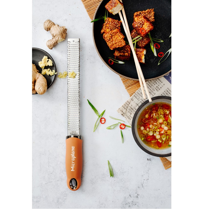 Zesteur râpe premium cinnamon orange - microplane