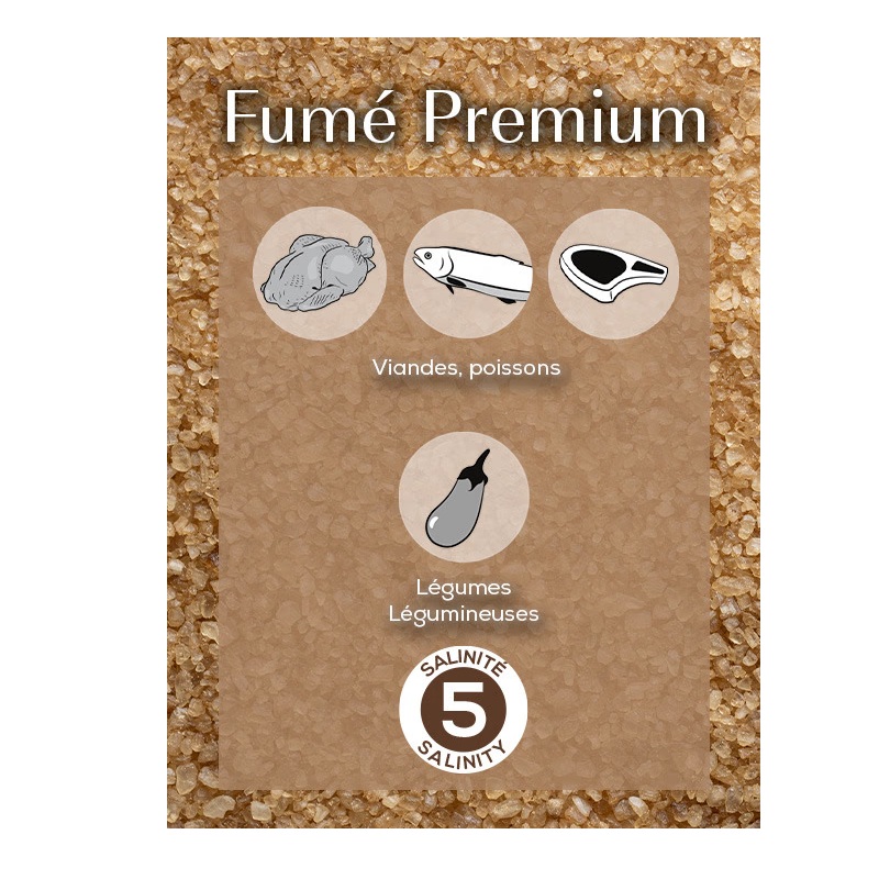 Sel fumé premium 350g - peugeot saveurs 