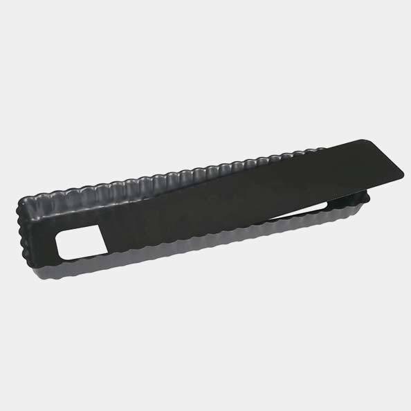 Moule a tarte rectangulaire cannele fond amovible 36 cm - de buyer