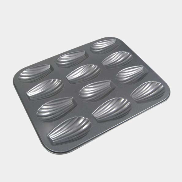 Moule a patisserie plaque 12 madeleines - de buyer