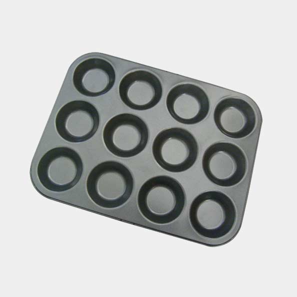 Moule a patisserie plaque a 12 mini tartelettes - de buyer