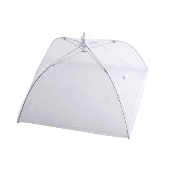 Cloche alimentaire pliable anti insectes systeme parapluie metaltex - table et passion