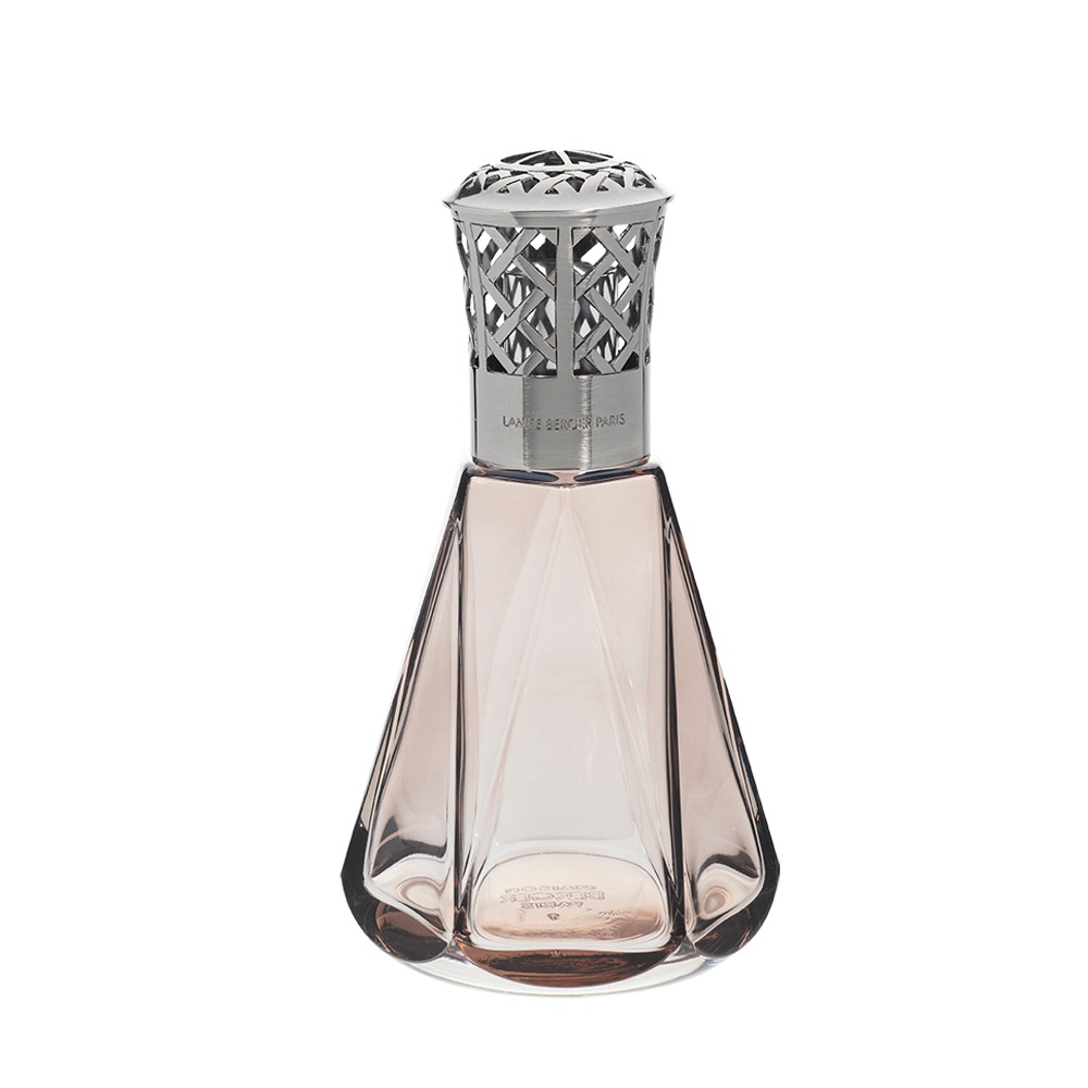 Pyramide rose antique , lampe diffuseur de parfum par catalyse - maison berger paris