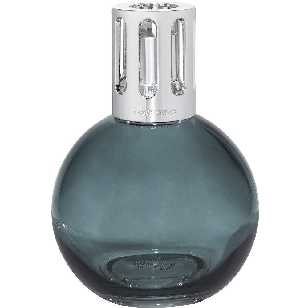 Lampe diffuseur de parfum boule smoke gris fume - maison berger paris