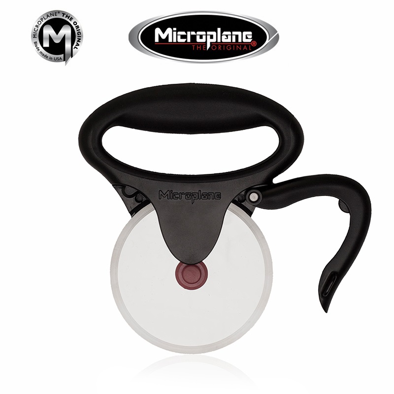 Roulette a pizza demontable noir - microplane