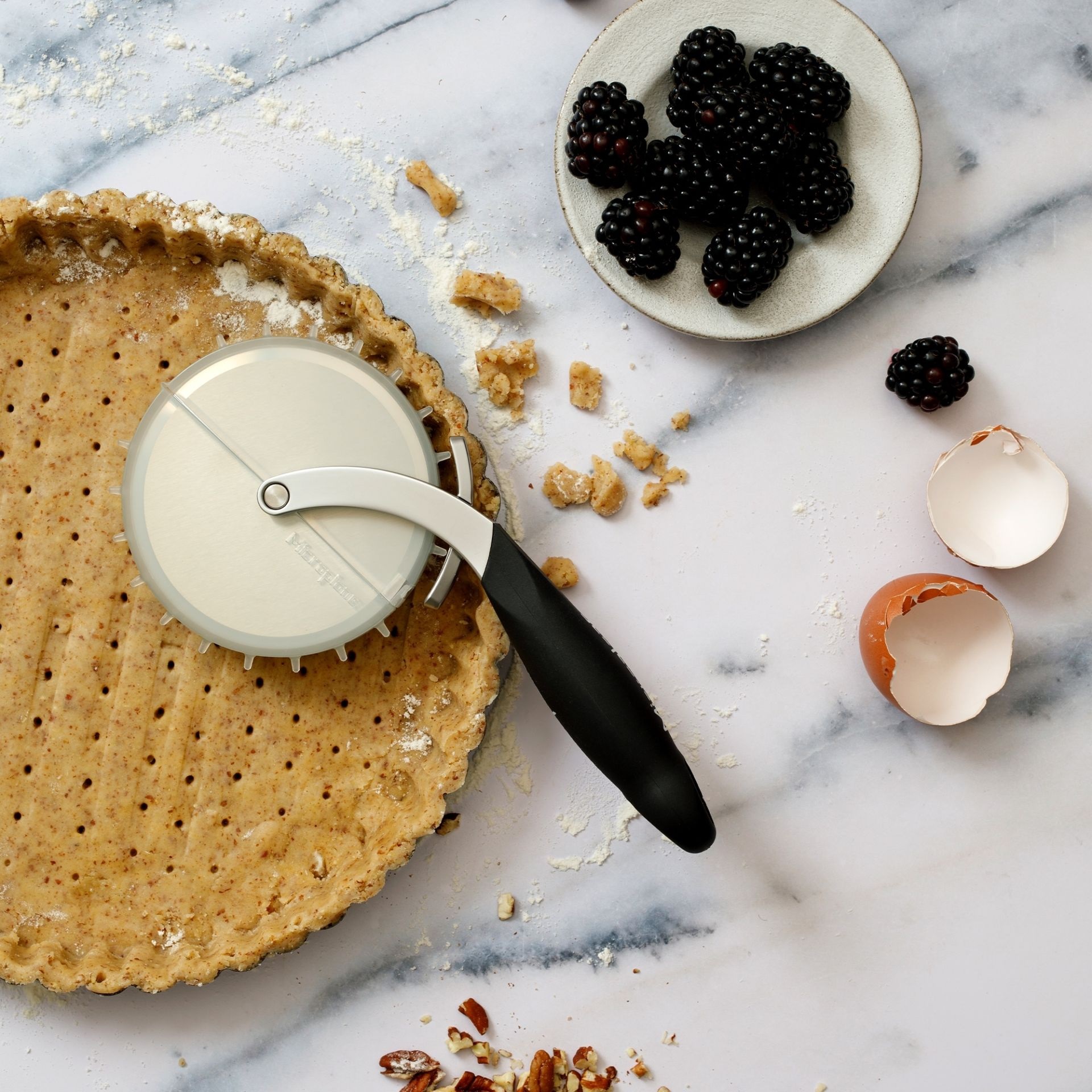 Coupe-pizza professionnel, pique-pâte - microplane