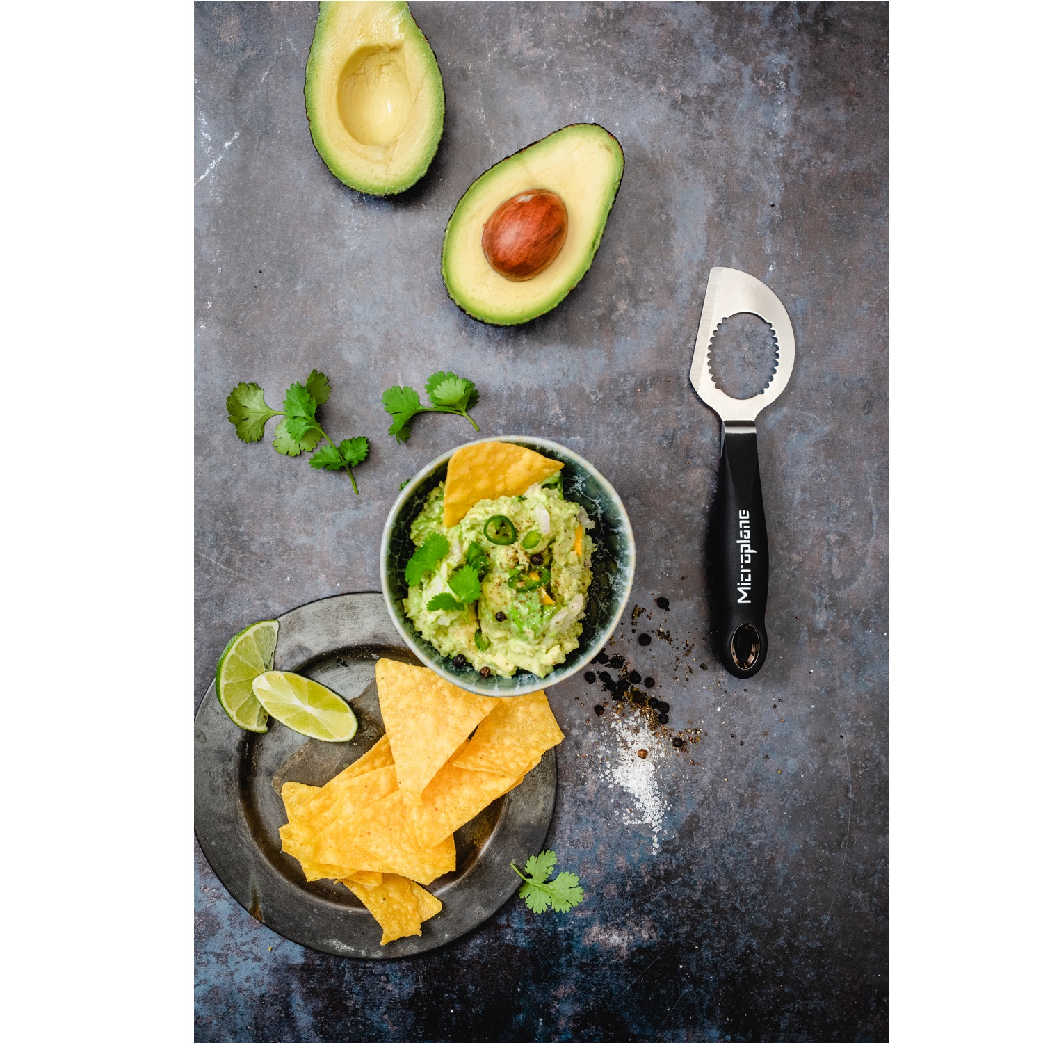 Ustensile pour couper les avocats 3 en 1 - microplane