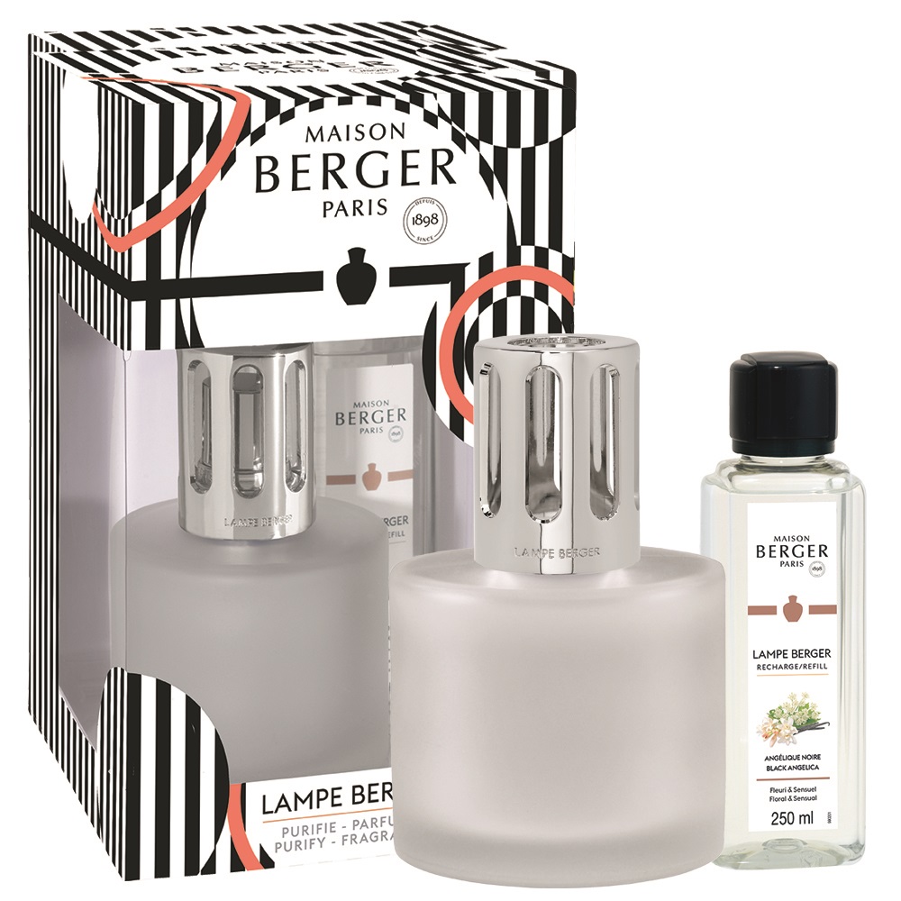 Coffret lampe berger illusion givrée diffuseur de parfum à catalyse - maison berger paris