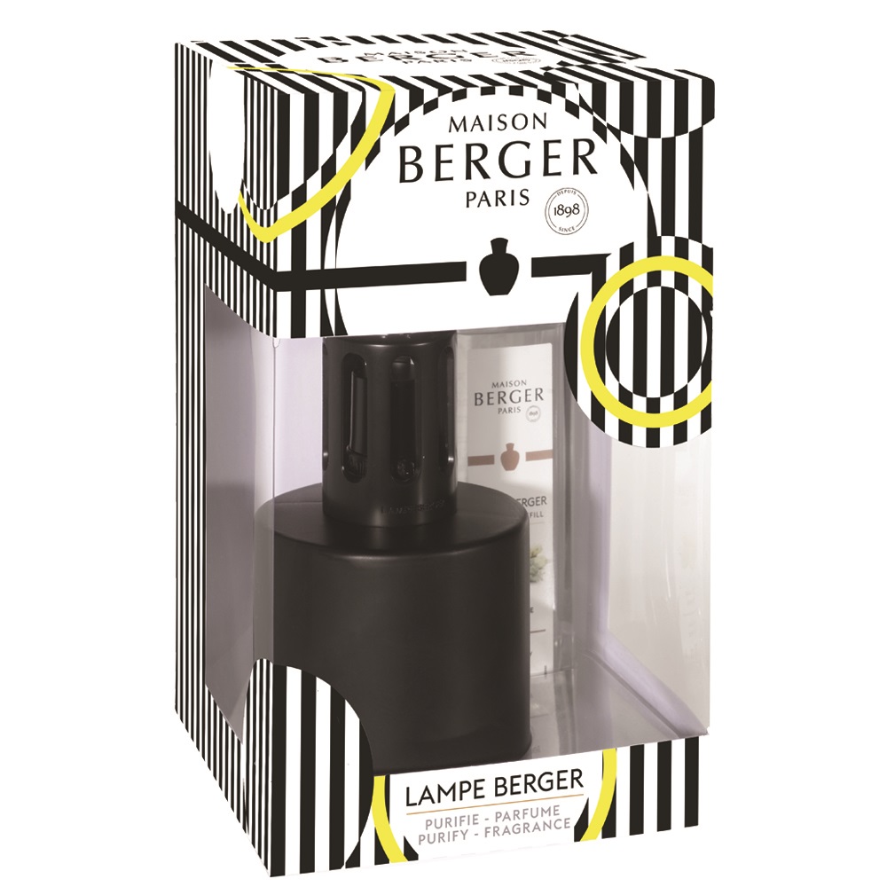 Coffret lampe berger illusion noire diffuseur de parfum à catalyse - maison berger paris