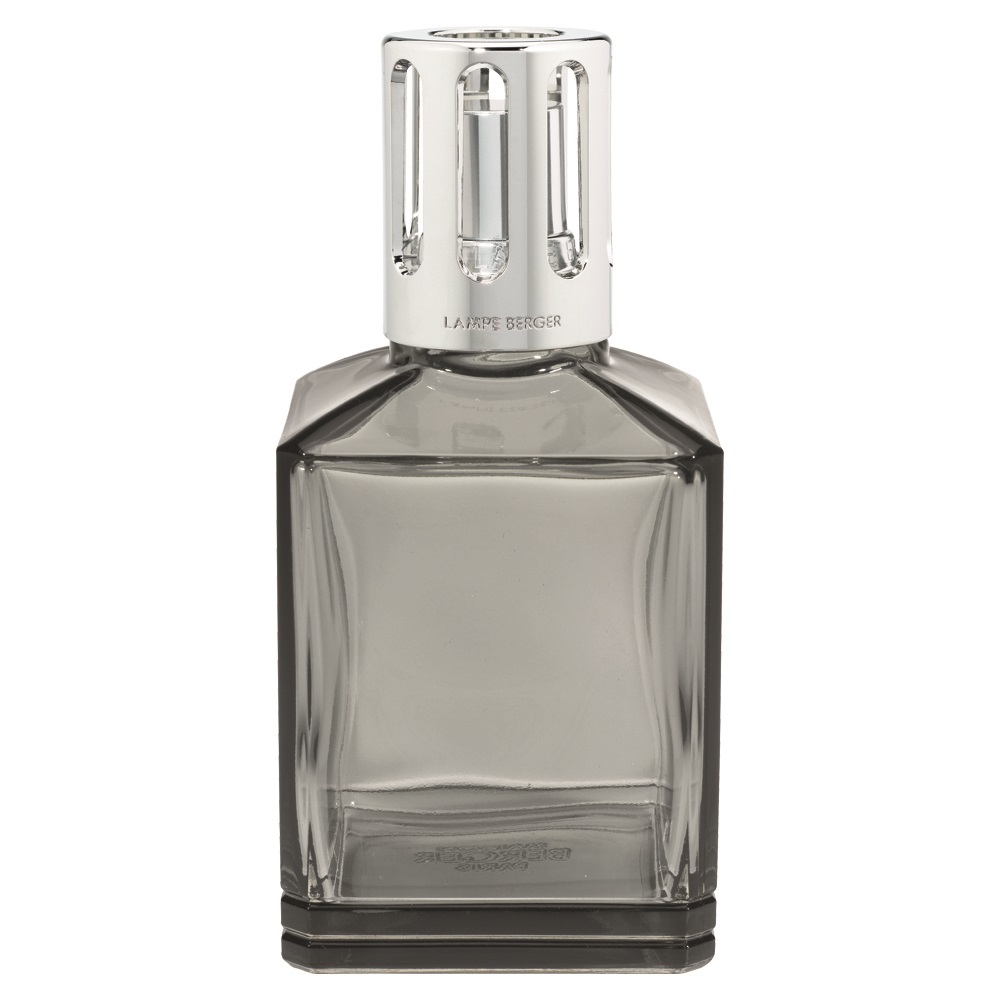 Lampe diffuseur de parfum à catalyse essentielle carrée grise - maison berger paris