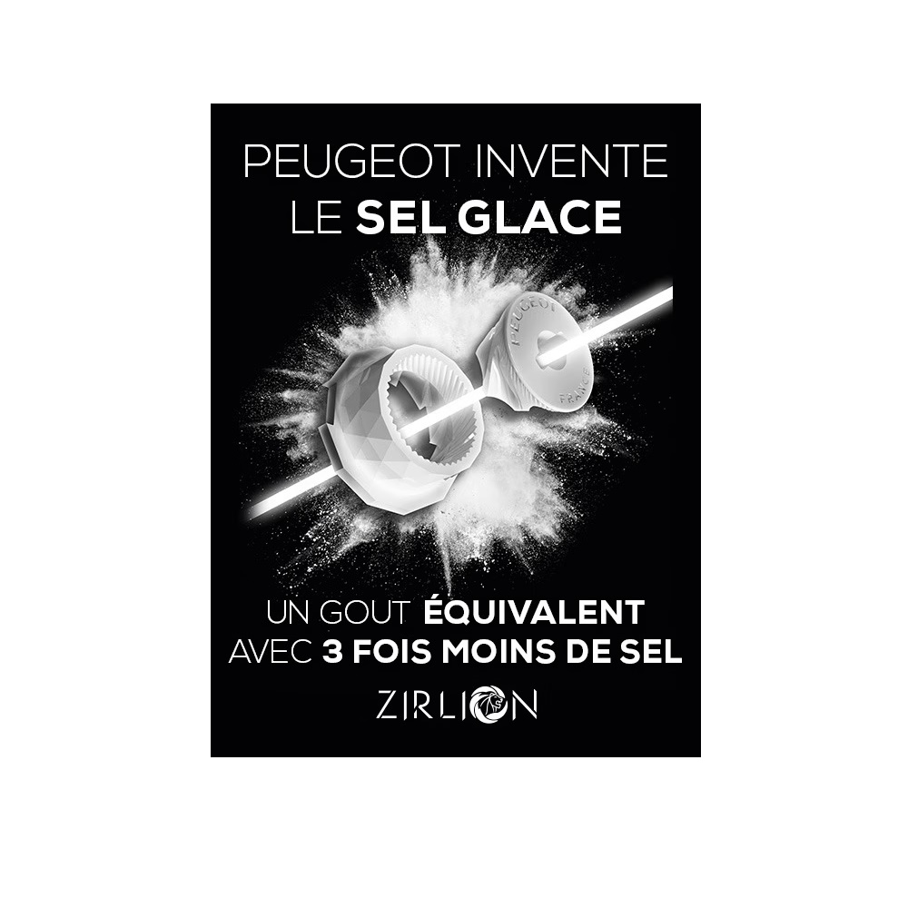 Moulin à sel manuel en bois, boréal rose pétale,12 cm - peugeot saveurs