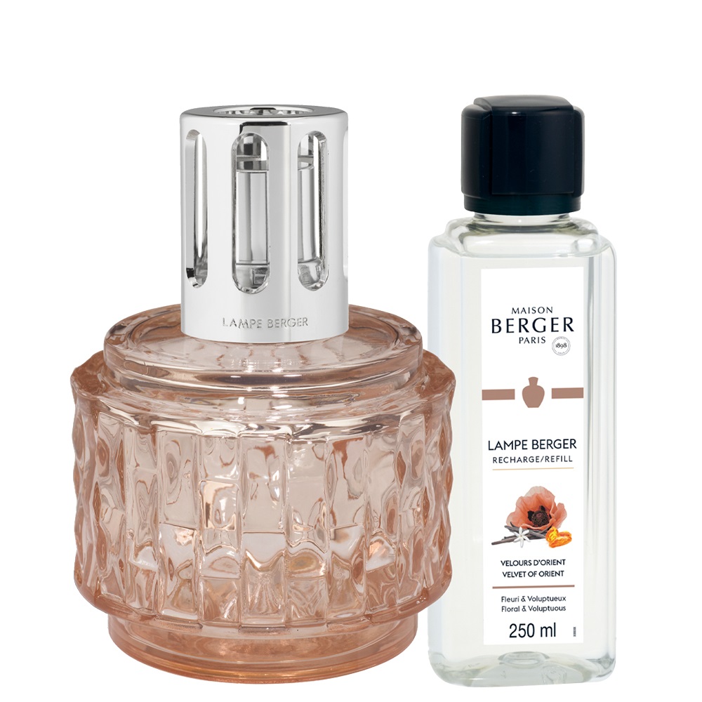 Variation nude coffet lampe berger diffuseur de parfum à catalyse + velours d'orient - maison berger paris