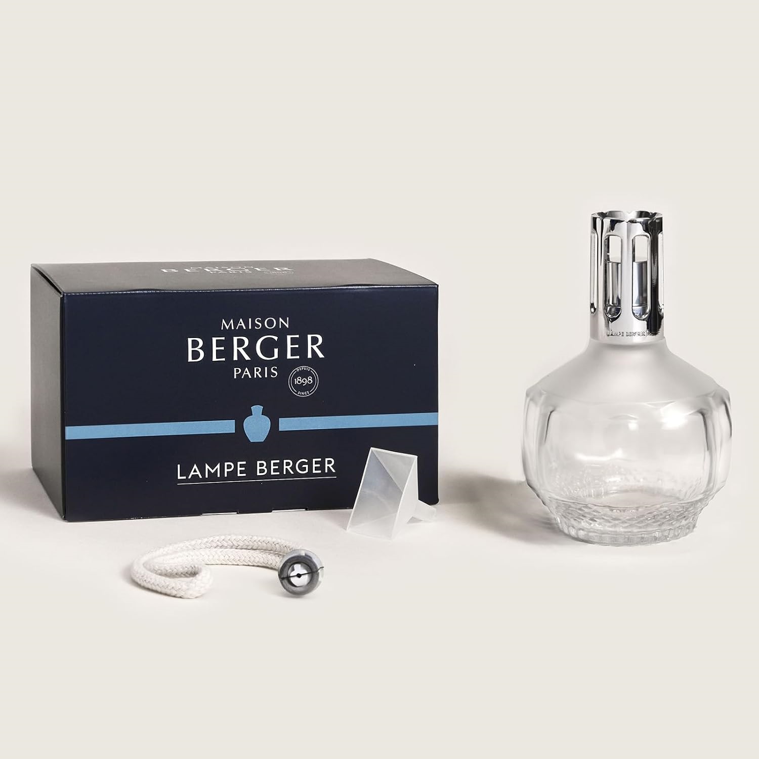 Molécule blanche givrée - lampe diffuseur de parfum à catalyse - maison berger paris