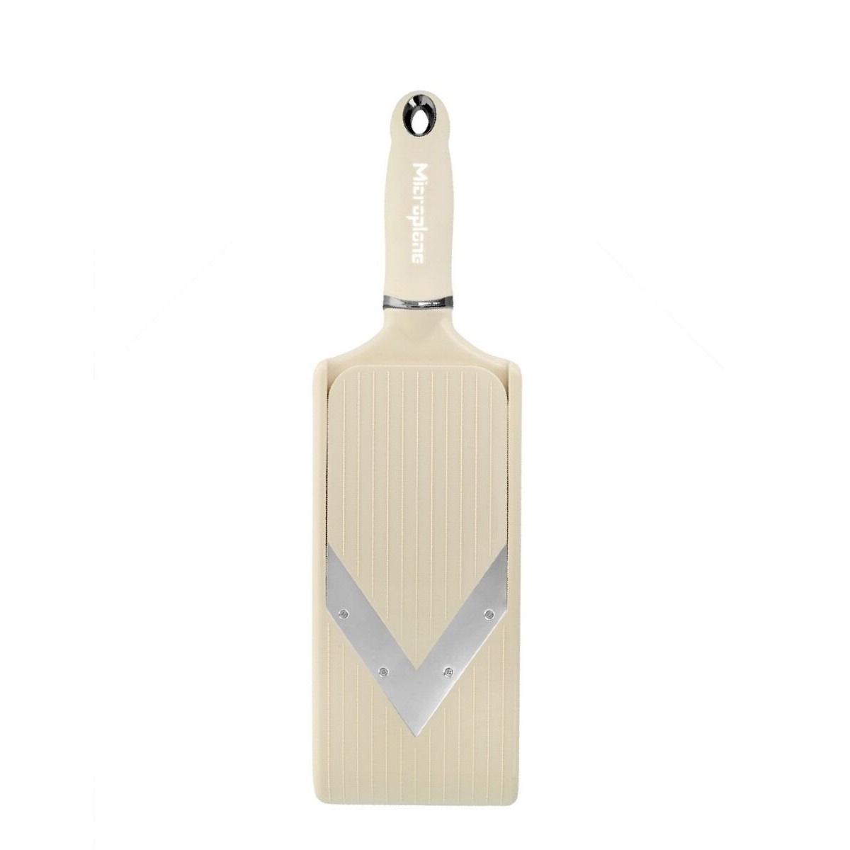Mandoline réglable lame en v , beige - microplane