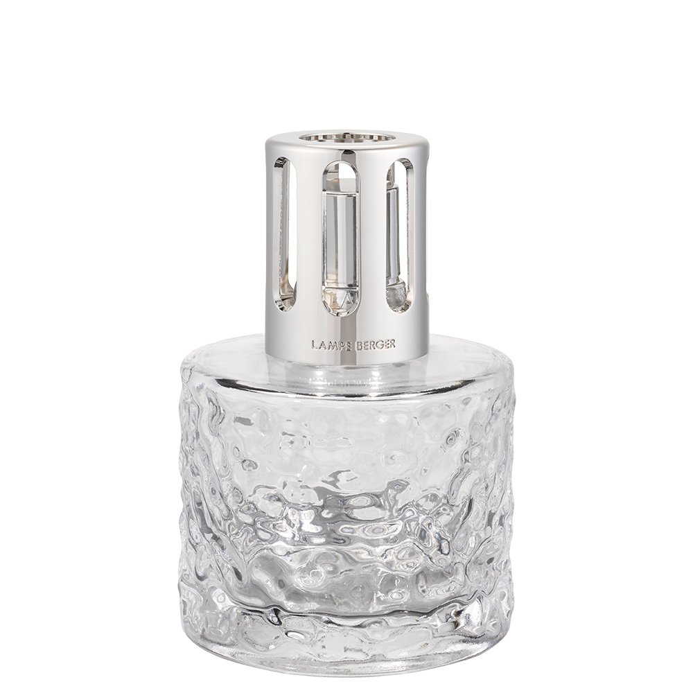 Mirage transparente, coffret lampe berger diffuseur de parfum à catalyse + thé blanc pureté - maison berger paris