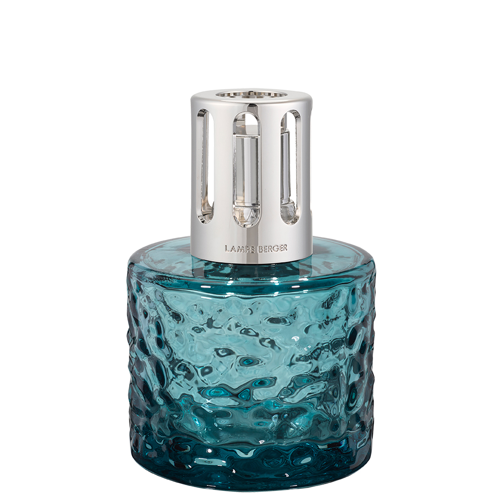 Mirage bleue, coffret lampe berger diffuseur de parfum à catalyse + bleu séduction - maison berger paris