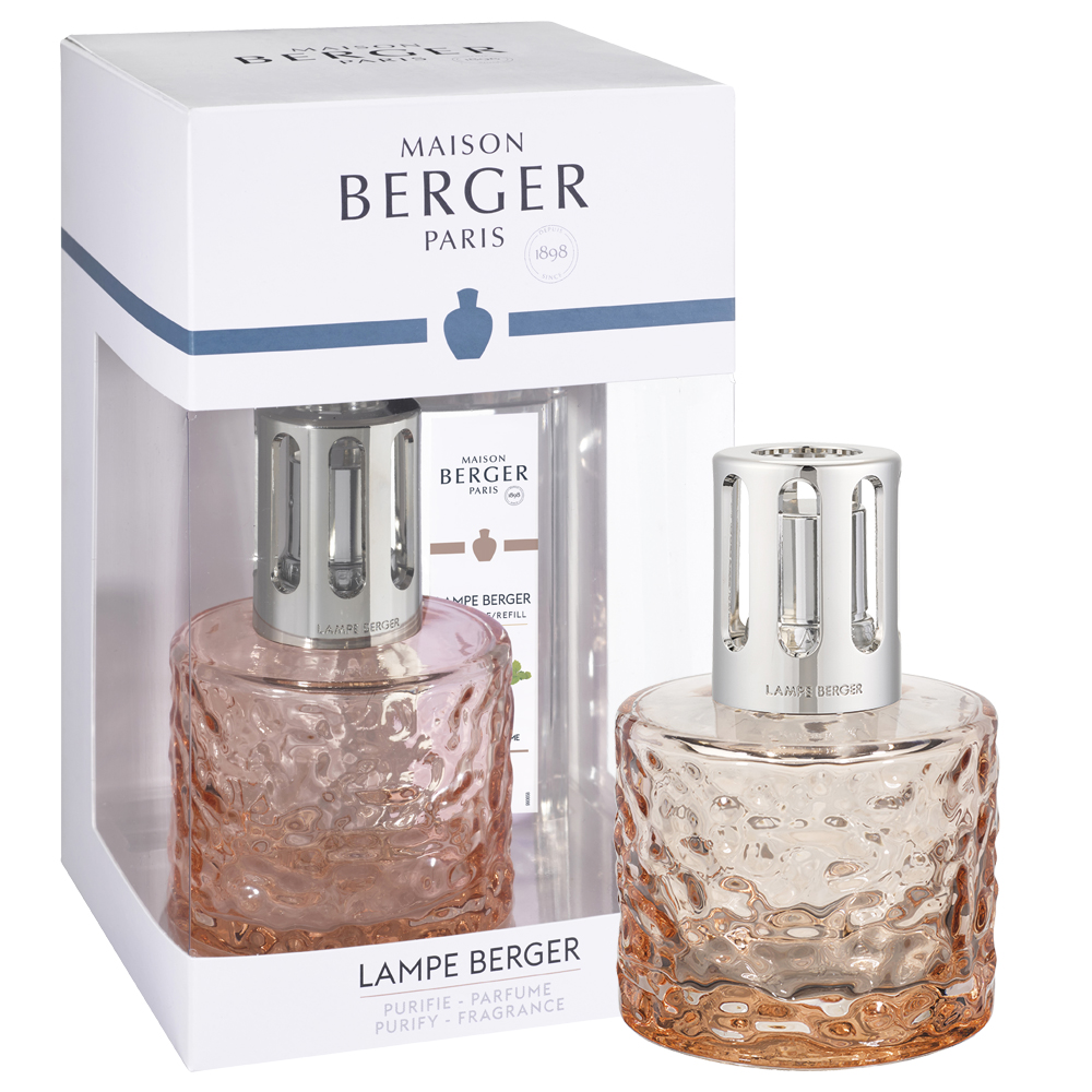 Mirage nude, coffret lampe berger diffuseur de parfum à catalyse + home sweet home - maison berger paris