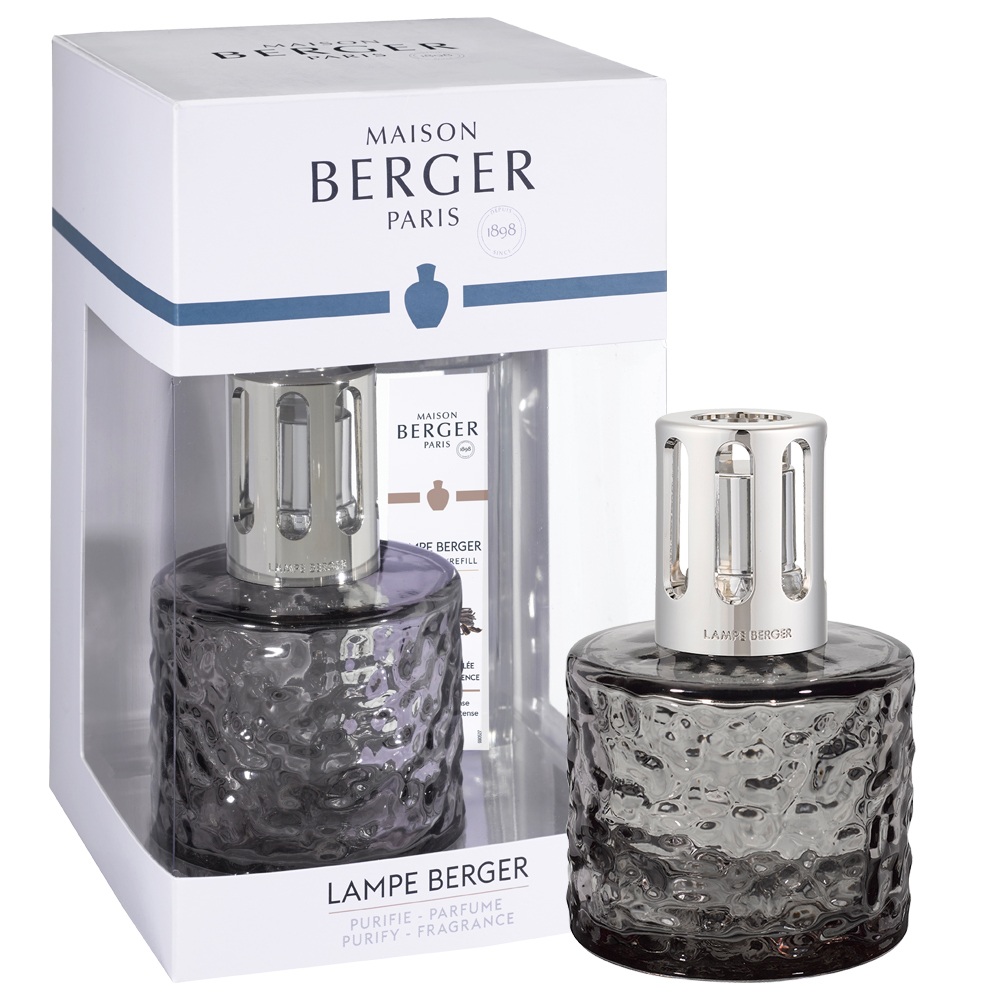 Mirage noire, coffret lampe berger diffuseur de parfum à catalyse + splendeur vanilée - maison berger paris
