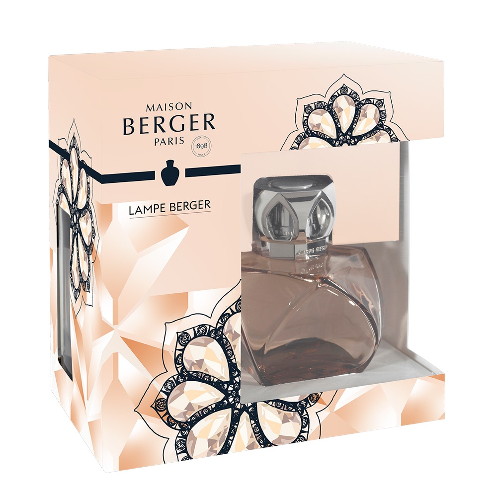 Eternity nude, coffret lampe berger diffuseur de parfum à catalyse + lady flower - maison berger paris